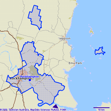 Rockhampton Map